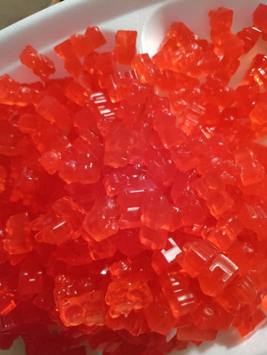 Cherry limeade sangria gummy bears